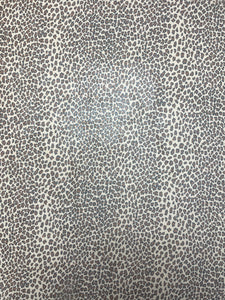 Polyester Chiffon Vintage - Tan and Black Leopard Print