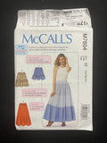 2017 McCall's 7604 Sewing Pattern - Skirt