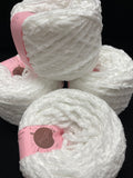 Yarn Polyester Chenille - White