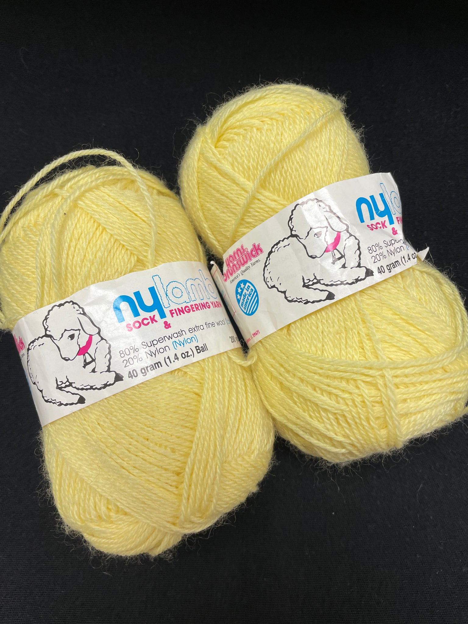 Yarn Wool/Nylon Blend - Yellow