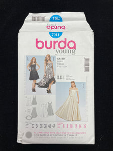 2020's Burda 7011 Pattern - Dress FACTORY FOLDED