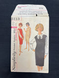 1960's Simplicity 5113 Pattern - Jumper Dress FACTORY FOLDED