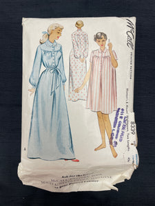 1950 McCall 8339 Pattern - Robe/Dressing Gown