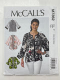 SALE 2016 McCall's 7362 Sewing Pattern - Blouse FACTORY FOLDED