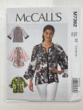 SALE 2016 McCall's 7362 Sewing Pattern - Blouse FACTORY FOLDED