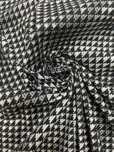 Quilting Cotton - Black, White  and Gray