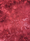 2 YD Polyester Microfiber Knit - Mottled Red