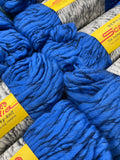 Wool Yarn Vintage - Blue and Black