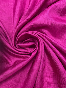 Polyester Crinkle Vintage - Fuchsia