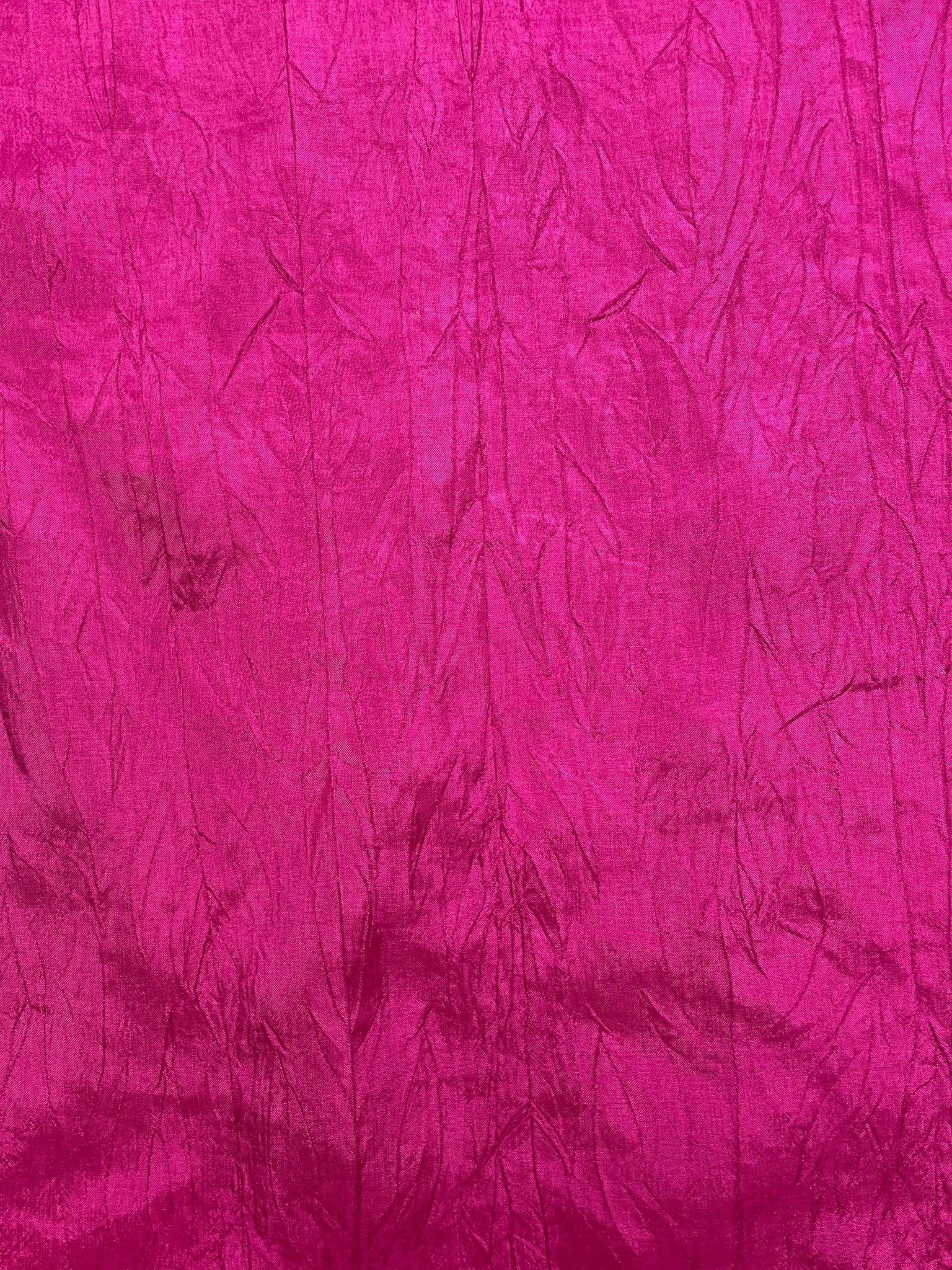 Polyester Crinkle Vintage - Fuchsia