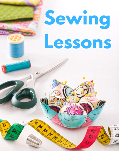 Sewing Lessons Private or Semi-Private - 1 Hour Ages 16+