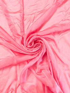 SALE Nylon Chiffon - Iridescent Pink
