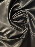 SALE 1 3/8 YD Polyester Satin - Black