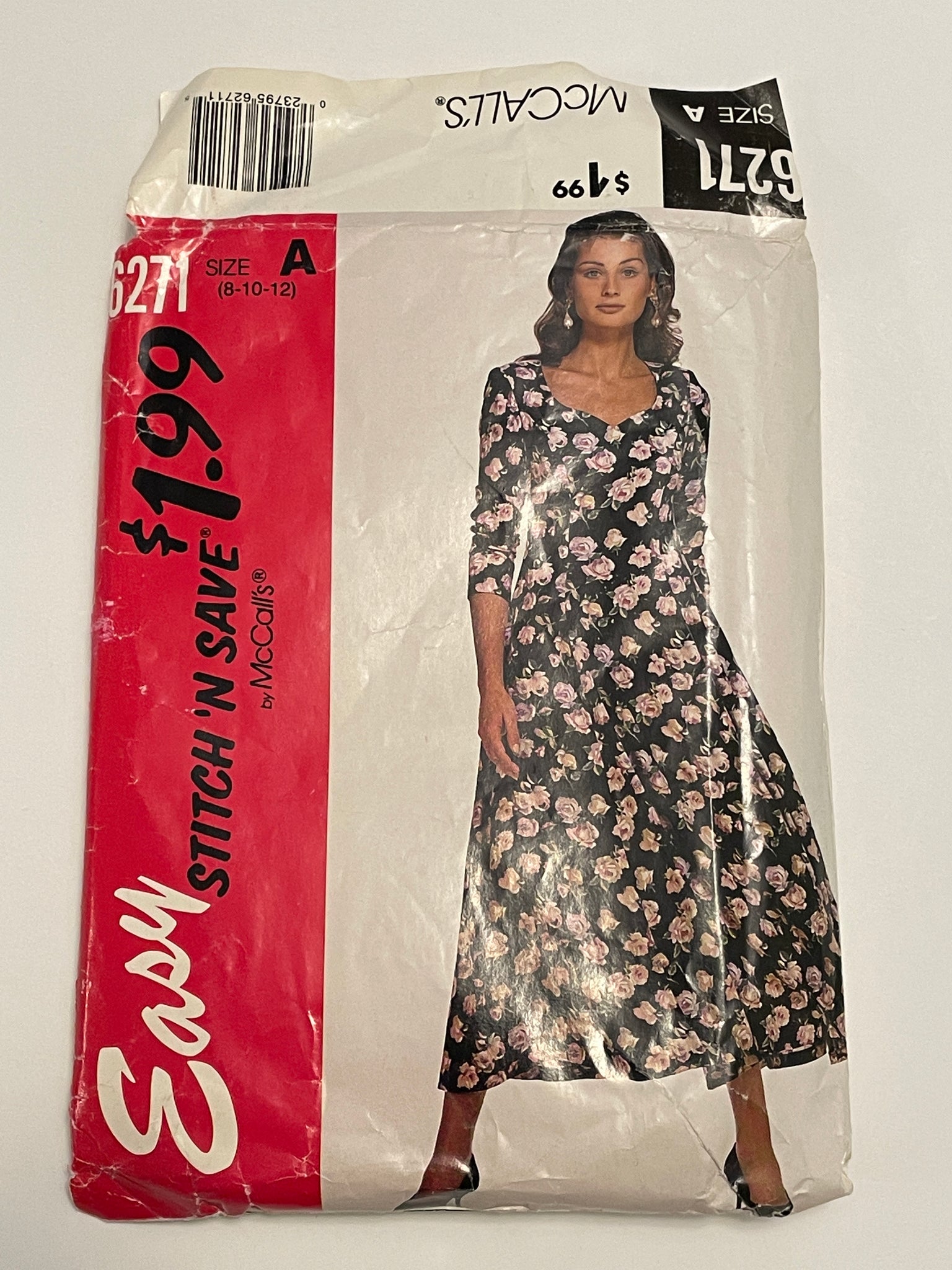 SALE 1992 Stitch 'n Save 6271 Pattern - Dress