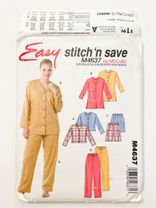 SALE 2004 McCall's 4637 Pattern - Tops, Shorts and Pants