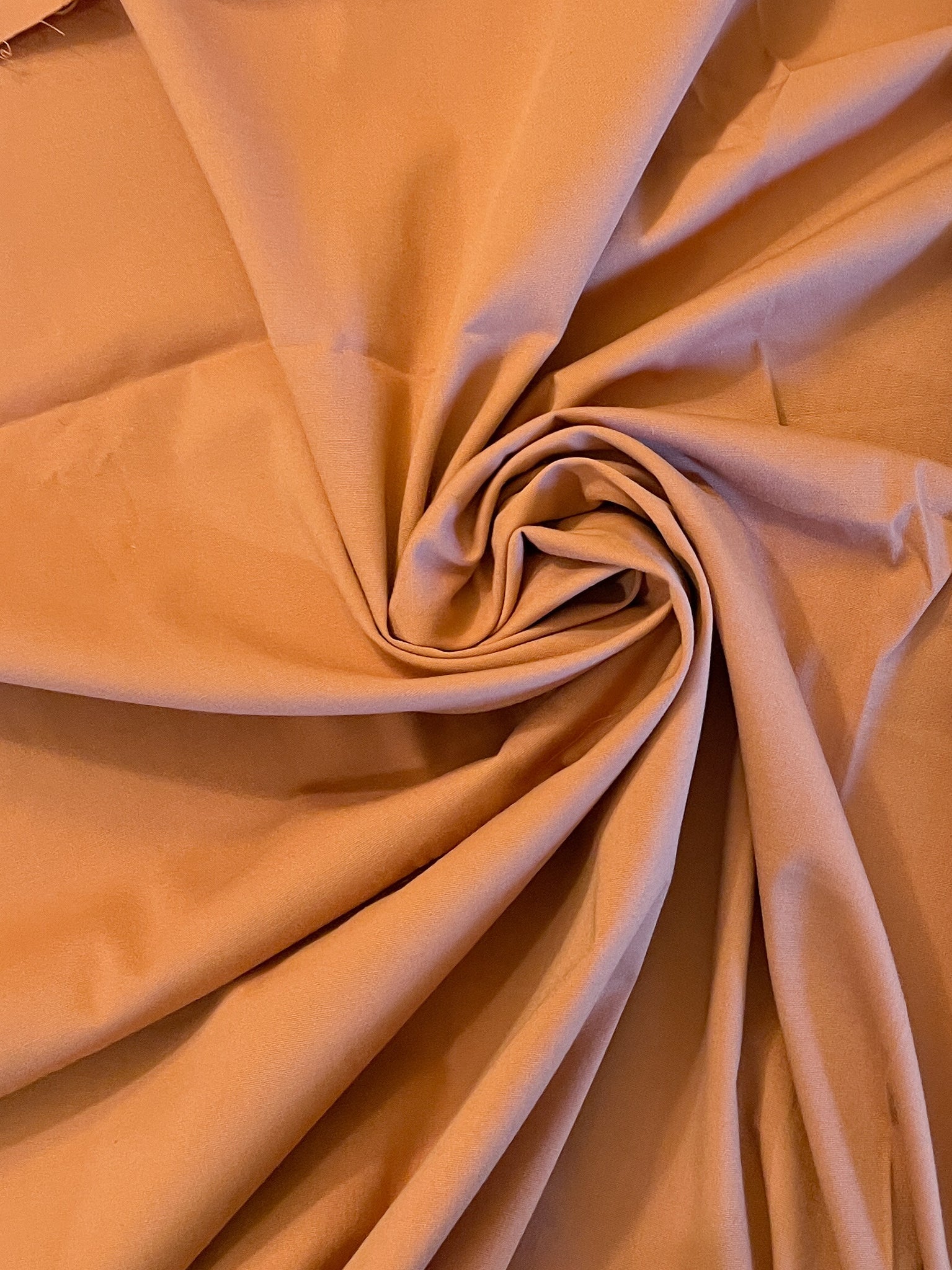 SALE 1 YD Cotton Blend Stretch - Tan