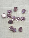 SALE Buttons Set of 12 - Pearlescent Purple