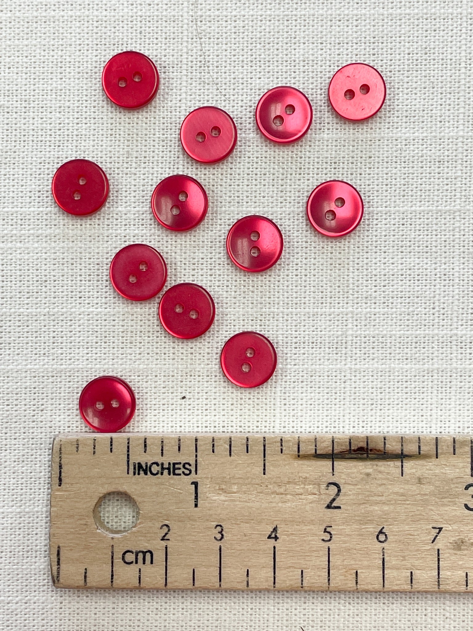 SALE Buttons Set of 12 - Hot Pink