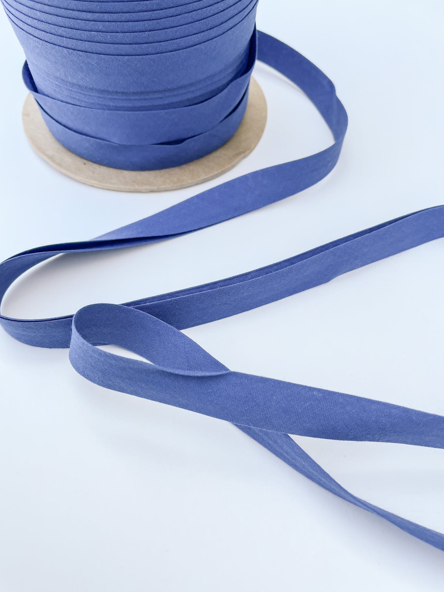 SALE Cotton Bias Tape By the Yard - Blue