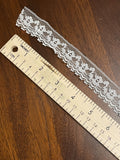 SALE 7 YD Flat Lace Trim - Off White