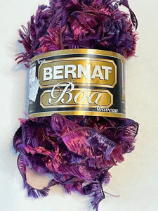 SALE Yarn Nylon Eyelash - Purple "Parrot" Variegated